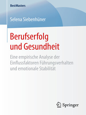 Berufserfolg und Gesundheit - ebook